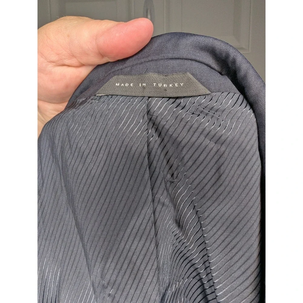 Boss Hugo Boss The James3 Sharp5 Suit Jacket 38R Navy Blue 100% Virgin Wool